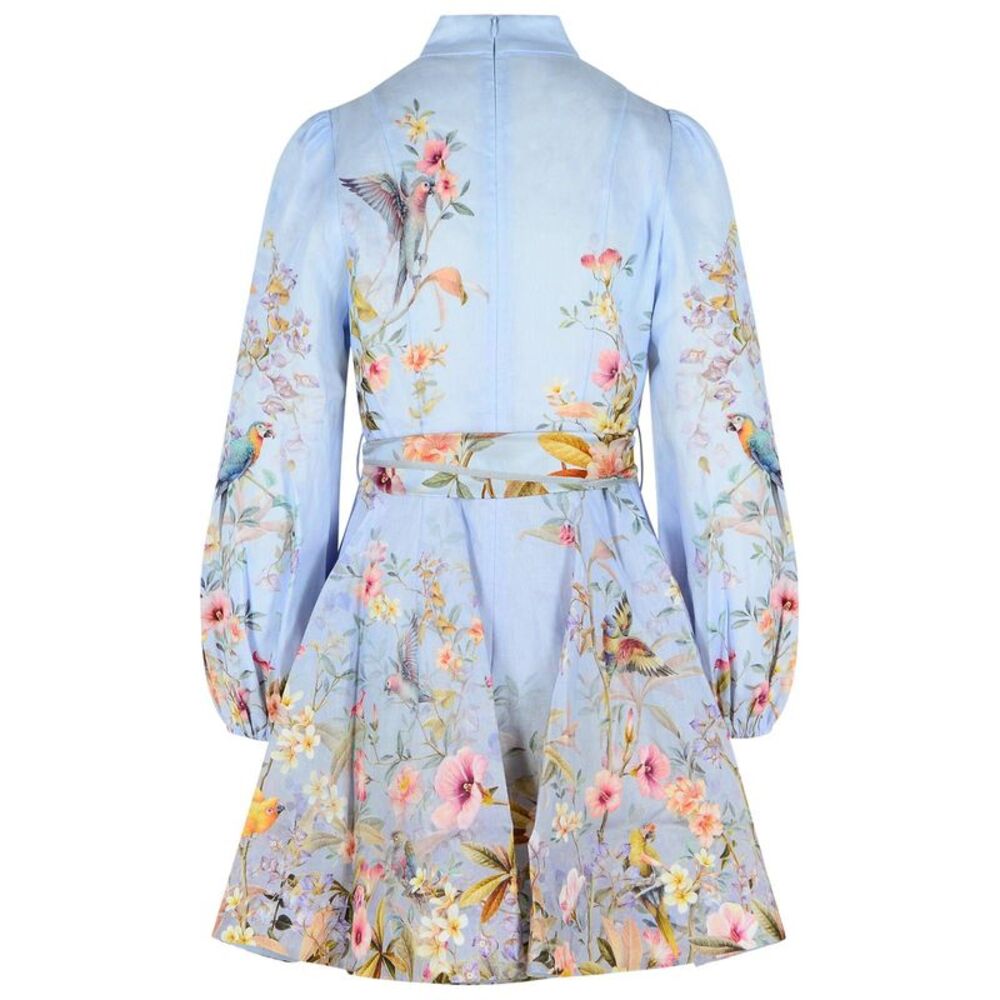 Zimmermann 'Rebellion' Light Blue Linen Dress Women - Picture 3 of 3